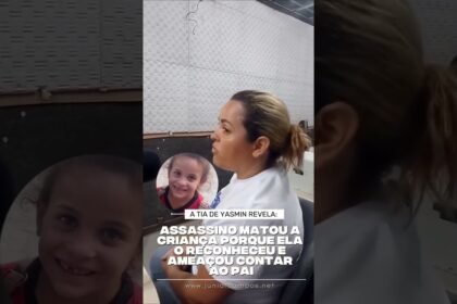 ASSASSINO MATOU A CRIANCA PORQUE ELA O RECONHECEU E AMEAÇOU CONTAR AO PAI
