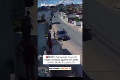 SUSTO: Criança de 1 ano e 5 meses se tranca sozinha em carro em Vitória de Santo Antão SUSTO: Criança de 1 ano e 5 meses se tranca sozinha em carro em Vitória de Santo Antão