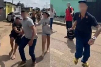 Repórter apanha ao vivo durante cobertura de acidente com morte Repórter apanha ao vivo durante cobertura de acidente com morte